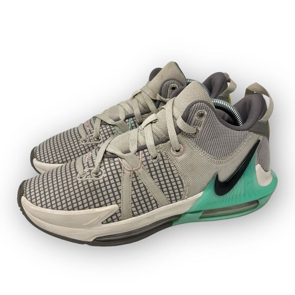 Nike LeBron Witness 7 EP Flat Pewter Mint DM1123-006 Men's Size 9